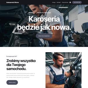 Szablon dla Auto Body Shop