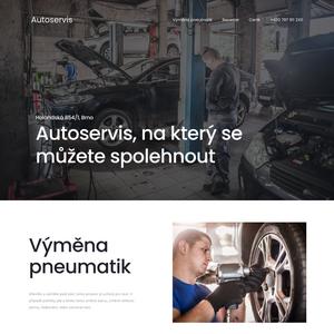 webová šablona pro Autoservis