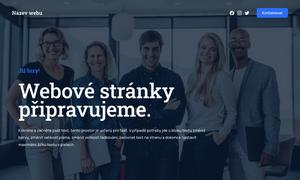 webová šablona pro Web ve přípravě