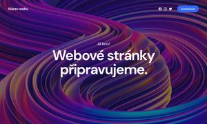 webová šablona pro Web v přípravě