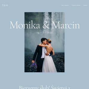 Szablon dla a Wedding website