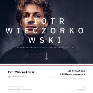 Szablon dla a Business card