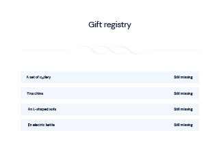 Gift registry