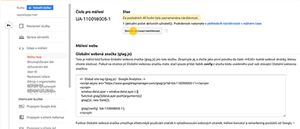 kontrola měřícího kódu google analytics